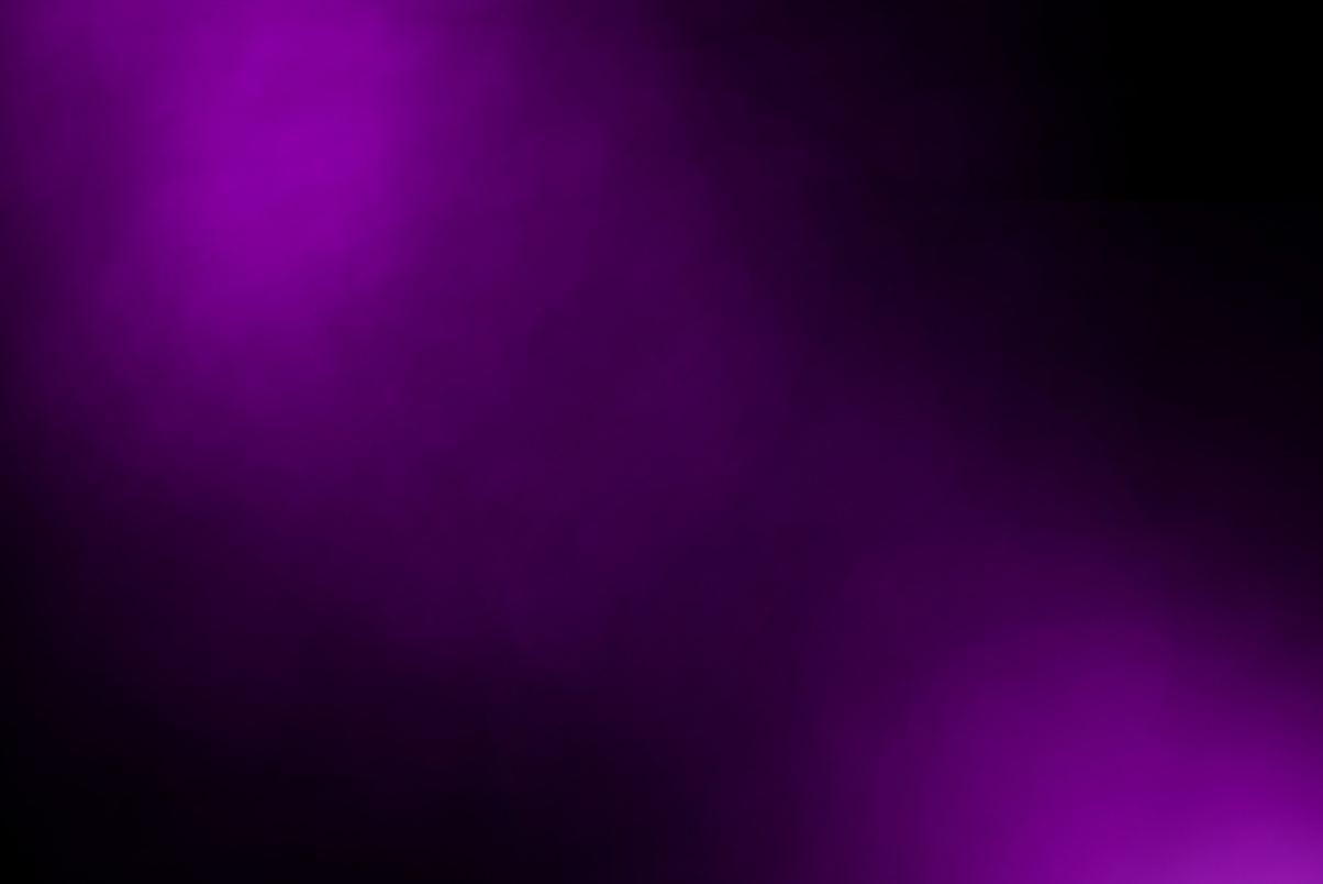 Mystical Abstract Purple Smoke on Black  Background